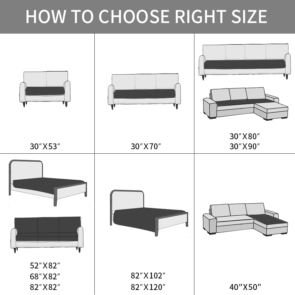 Ameritex Waterproof Dog Bed Cover Pet Blanket for Furniture Bed Couch Sofa Reversible - Image 4