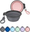 Aonkey Collapsible Dog Bowls with B...