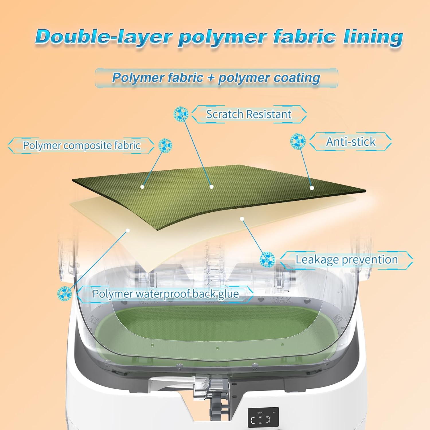 Automatic Cat Litter Box Self Cleaning - APP Control and Weight Monitoring - Ultra-Quiet, Suitable for Medium Cats and Kittens, Safe Anti-Pinch Litter Box (Assembly Required) - White - Image 6