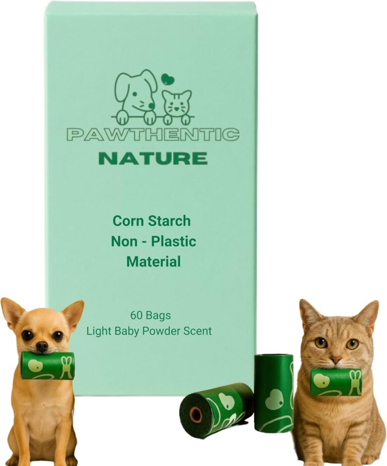 Compostable Dog Poop Bags – 60 Co...