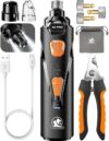 Dog Nail Grinder with 2 LED Lights ...
