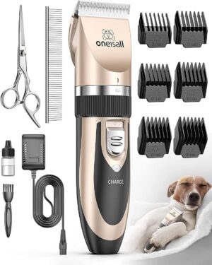 oneisall Dog Clipper Low Noise, Dog...