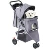 DUMOS 3 Wheels Pet Stroller for Sma...