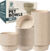 100-Pack 28oz Biodegradable Pet Bow...