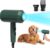 Dog Cat Hair Dryer,Professinal Double Force Grooming Blower Dryer for Medium/Small Pets,IEC & UL Certificated