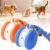 Interactive Dog Toy, Funny Automatic Moving Rolling Dog Toys with Rope for Small Medium Large Dogs Cats, Rechargeable Puppy Toys Pet Ball to Keep Them Busy (2pc)