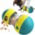 Dog Puzzle Toy Adjustable Treat Dispensing Ball Food Dispenser Tough Slow Feeder Puppy Enrichment Training Toy Pet Interactive Chase Toys for Small Medium Large Dogs to Keep Them Busy, Green