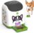 Dog Puzzle Feeder Toy – Remote Control Automatic Treat Dispenser with Light, Interactive IQ Training Slow Feeder, Large Capacity for All Dog Breeds
