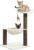 Catry Nirvana 3-Level Kitten Tree with Plush Perch, Soft Hammock, and Paper Rope Scratching Posts, Minimalist Cat Furniture for Climbing, Scratching & Resting, Ideal for Kittens & Small Cats, Beige